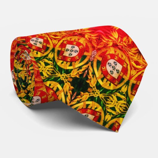 .Portugal Stropdas (Opgerold)