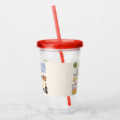 Portugal Symbolen Travel Lovers Acryl Drinkbeker (Links)