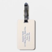 Portugal Symbolen Travel Lovers Bagagelabel (Achterkant verticaal)