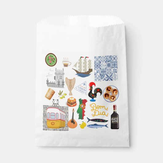 Portugal Symbolen Travel Lovers Bedankzakje (Voorkant)