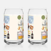 Portugal Symbolen Travel Lovers Blikvorm Glas (Links)