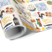 Portugal Symbolen Travel Lovers Cadeaupapier (Rol Hoek)