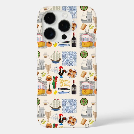 Portugal Symbolen Travel Lovers Case-Mate iPhone Case (Achterkant)