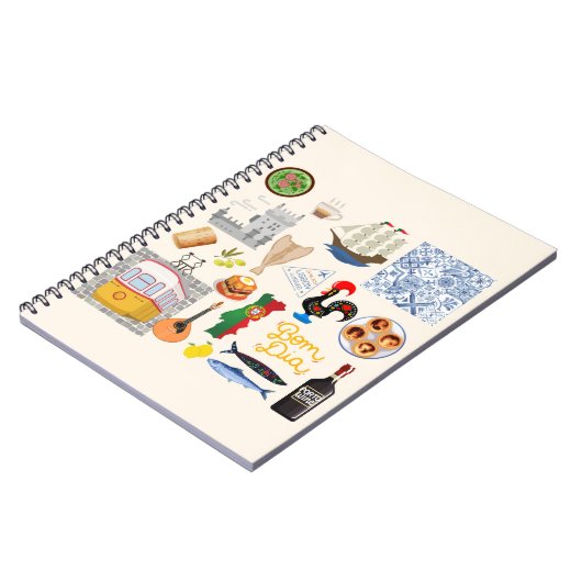 Portugal Symbolen Travel Lovers Notitieboek (Linkerzijde)