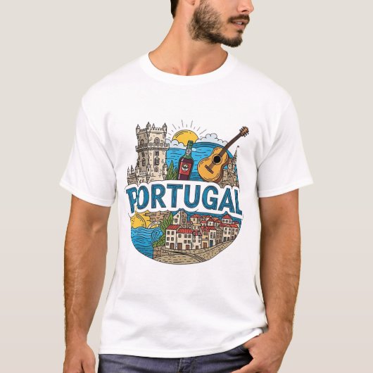 PORTUGAL T-SHIRT (Voorkant)