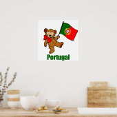 Portugal Teddy Bear Poster (Keuken)