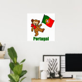 Portugal Teddy Bear Poster (Thuiskantoor)