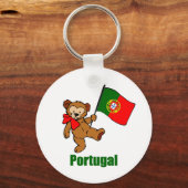 Portugal Teddy Bear Sleutelhanger (Voorkant)