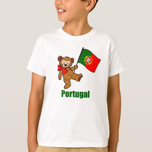 Portugal Teddy Bear T-Shirt (Voorkant)