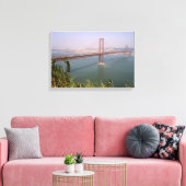  Portugal, Tejo River Bridge Lissabon Canvas Afdruk (Insitu (Woonkamer))