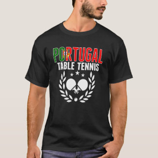 Portugal Tennis Portugese pingpong T-shirt