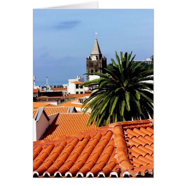 (Portugal) Terracotta Rooftops Kaart (Voorkant)