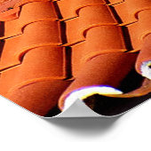(PORTUGAL) Terracotta Rooftops Poster (Hoek)