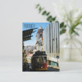 Portugal Tram Trolley Car Briefkaart (Staand voorkant)