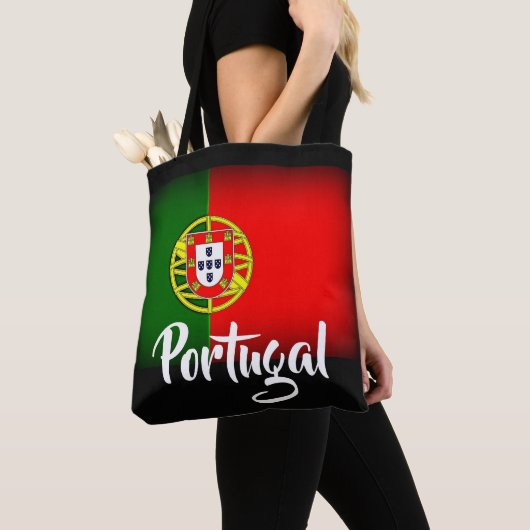Portugal verduisterde vlag tote bag (Dichtbij)