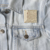 Portugal Vierkante Button 5,1 Cm (In situ)