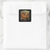 Portugal Vierkante Sticker (Tas)