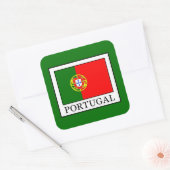 Portugal Vierkante Sticker (Envelop)