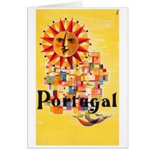 Portugal Vintage Poster opnieuw ingesteld