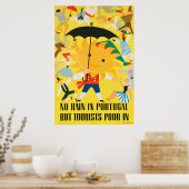 Portugal Vintage Travel Poster (Keuken)