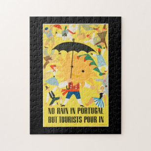 Portugal - Vintage Travel Poster Legpuzzel
