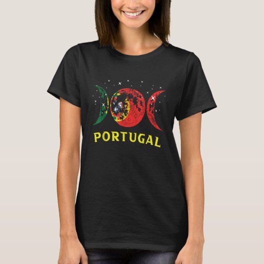 Portugal vlag 6 t-shirt (Voorkant)