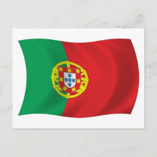 Portugal Vlag Ansichtkaart Briefkaart