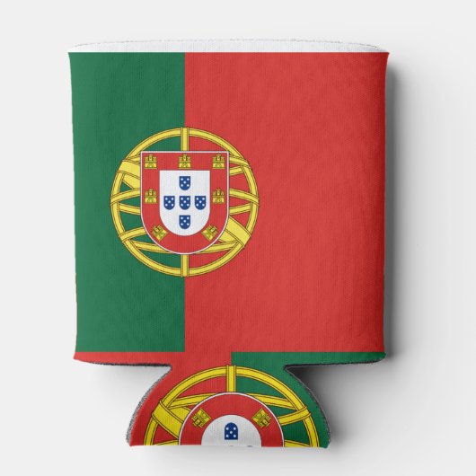 Portugal vlag Bandeira De Portugal Blikjeskoeler (Achterkant)