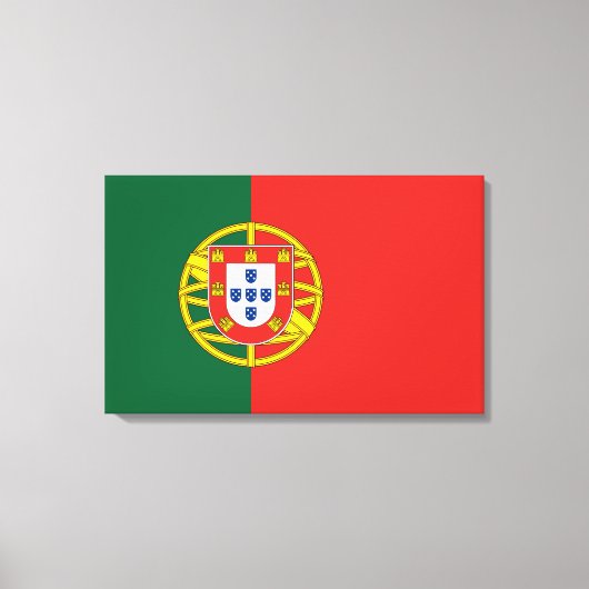 Portugal vlag Bandeira De Portugal Canvas Afdruk (Voorkant)
