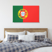 Portugal vlag Bandeira De Portugal Canvas Afdruk (Insitu (Slaapkamer))