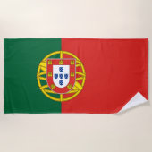 Portugal vlag Bandeira De Portugal Strandlaken (Voorkant)