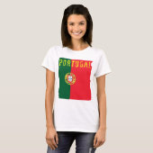 Portugal vlag Dames top (Voorkant volledig)