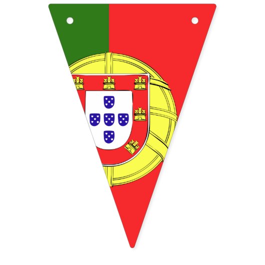 Portugal-vlag Emblem Vlaggetjes (Tweede vlag)