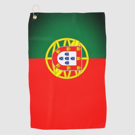 Portugal vlag golfhanddoek (Voorkant)