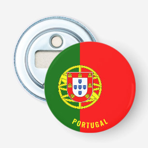 Portugal vlag heerlijke patriottische flesopener button flesopener