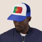 Portugal Vlag Hoed Trucker Pet (In situ)