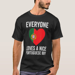 portugal vlag iedereen houdt van een mooie portuge t-shirt