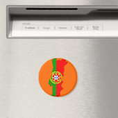 Portugal vlag kaart magneet (Insitu (Vaatwasser))