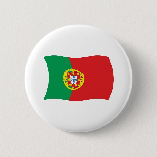 Portugal Vlag Knop Ronde Button 5,7 Cm (Voorkant)