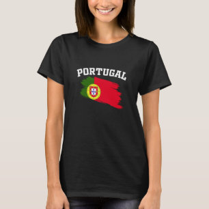 Portugal Vlag Lissabon Vakantie Portugees Souvenir T-shirt