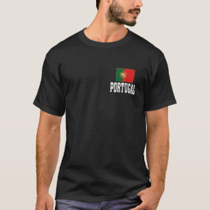 Portugal Vlag Patriottisch Land Roots Souvenir Lon T-shirt