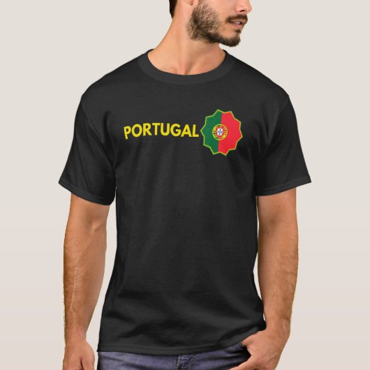 Portugal Vlag  Portugese Vlag Opleiding Soc T-shirt (Voorkant)
