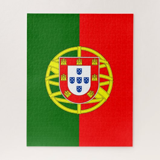 Portugal vlag Puzzle, 16 x 20 inch, 520 stuks Legpuzzel (Verticaal)