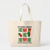 Portugal Vlag SARDINE Koningin van de Portugese ke Grote Tote Bag (Voorkant)