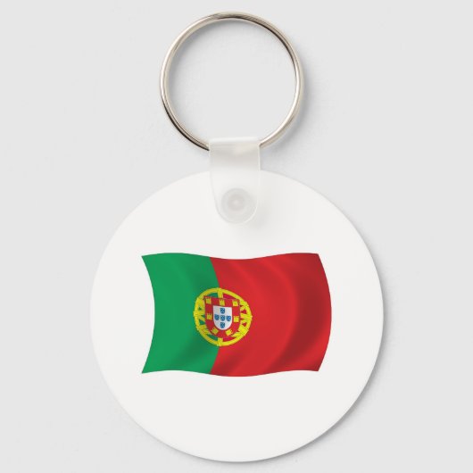 Portugal Vlag Sleutelhanger (Voorkant)