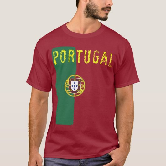 Portugal Vlag T-Shirt (Voorkant)