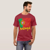 Portugal Vlag T-Shirt (Voorkant volledig)