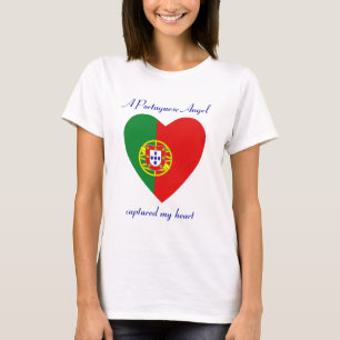 Portugal Vlag T-Shirt voor een Liefje