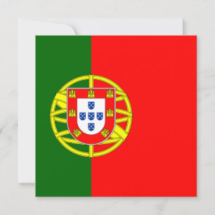 Portugal Vlag Uitnodiging