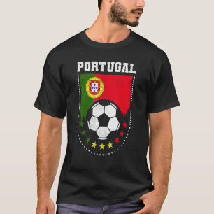 Portugal Vlag Voetbalfan T-shirt